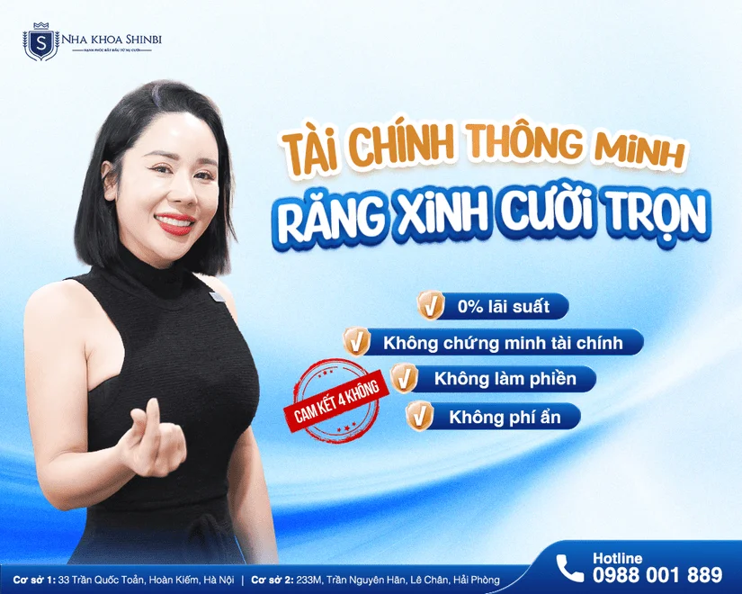 Làm răng trước trả tiền sau tại Shinbi - Giải pháp tài chính thông minh 2026