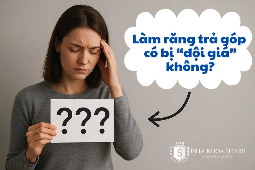 Làm răng trả góp có bị đội giá so với trả thẳng không