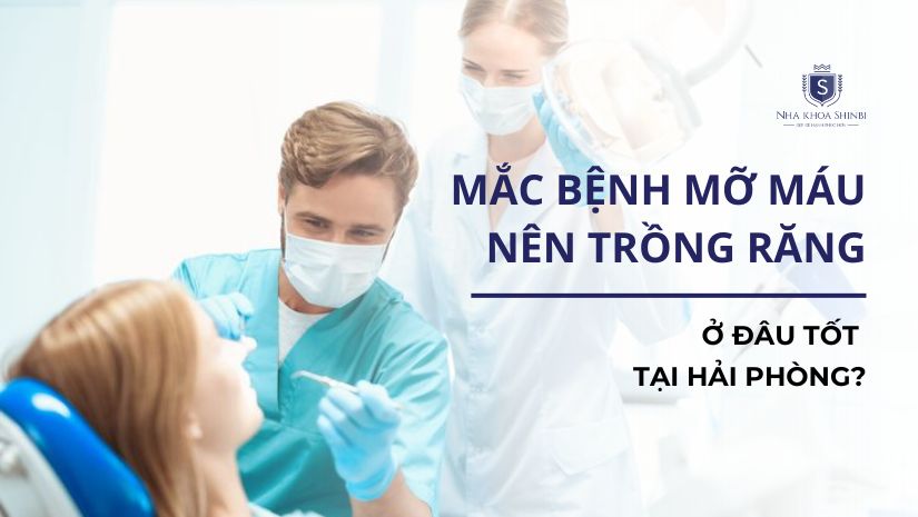 Mắc bệnh mỡ máu nên trồng răng ở đâu tốt tại Hải Phòng?