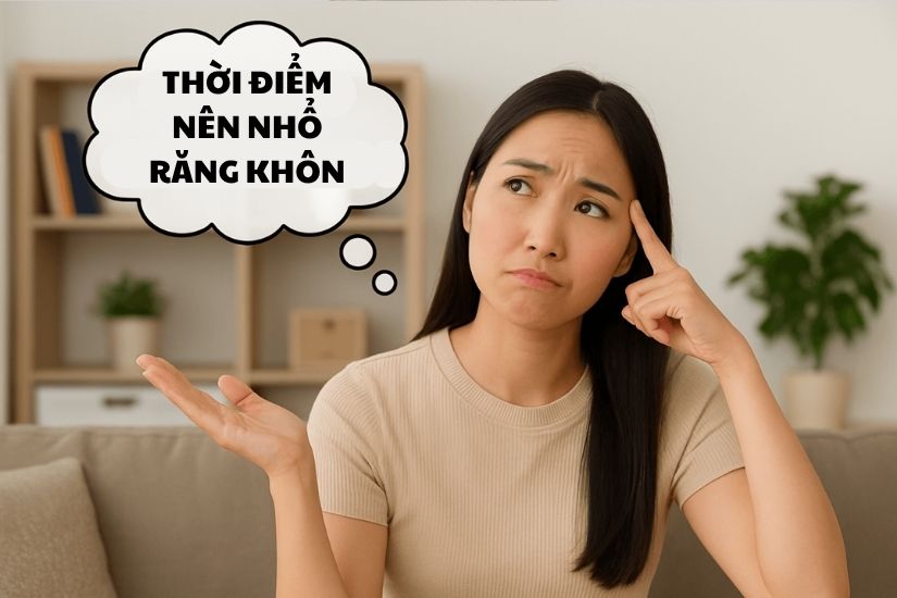 Lựa chọn thời điểm nhổ răng phù hợp Lựa chọn thời điểm nhổ răng phù hợp