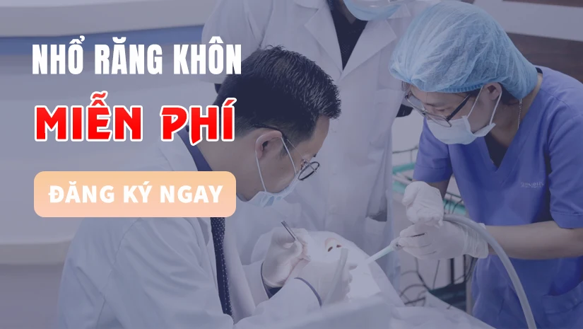 Dịch vụ nhổ răng khôn miễn phí tại Nha Khoa Shinbi